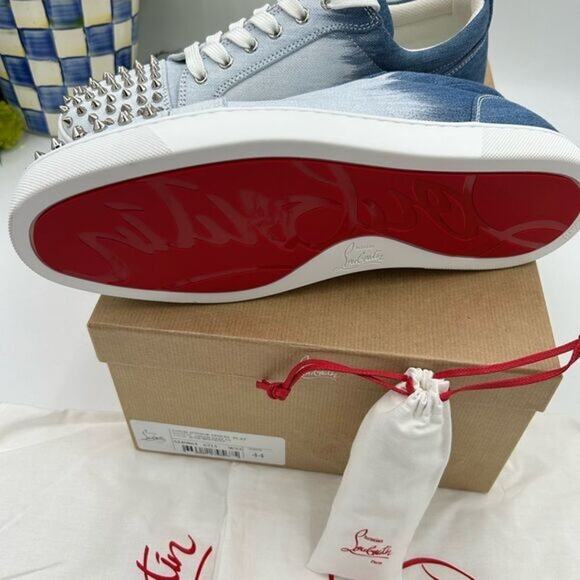 Men’s Christian Louboutin, Louis Jr spikes size 44 made in Italy - Picture 7 of 16